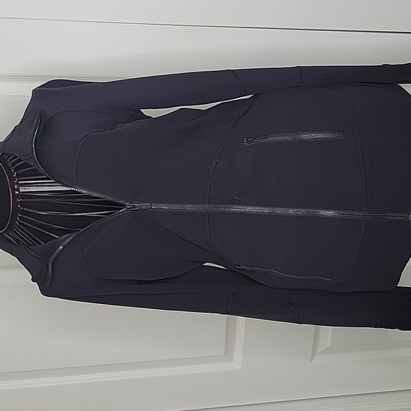 Lululemon Athletica Black Utility Jacket with High Collar SIZE 6 - Picture 2 of 10